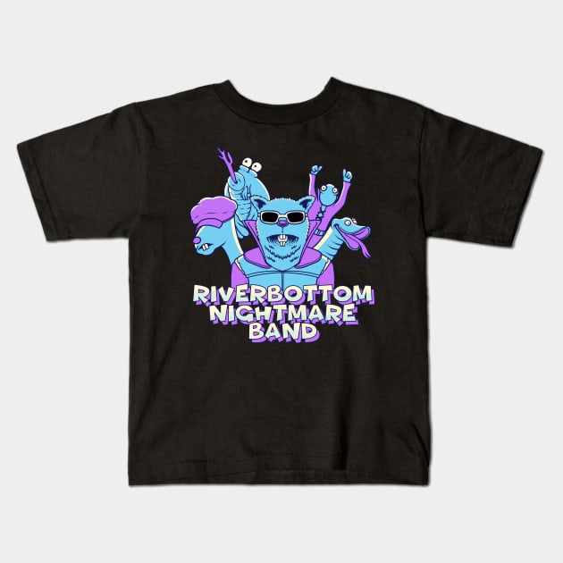 Riverbottom Nightmare Band Kids T-Shirt by asterami